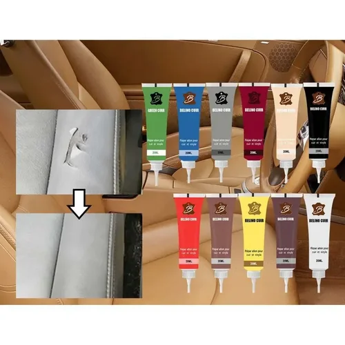 Imagen 2 del producto Relleno de reparación de cuero, sofás de Gel para reparación de cuero, restaurador de reparación de tapicería y vinilo para asientos de coche, relleno líquido para arañazos