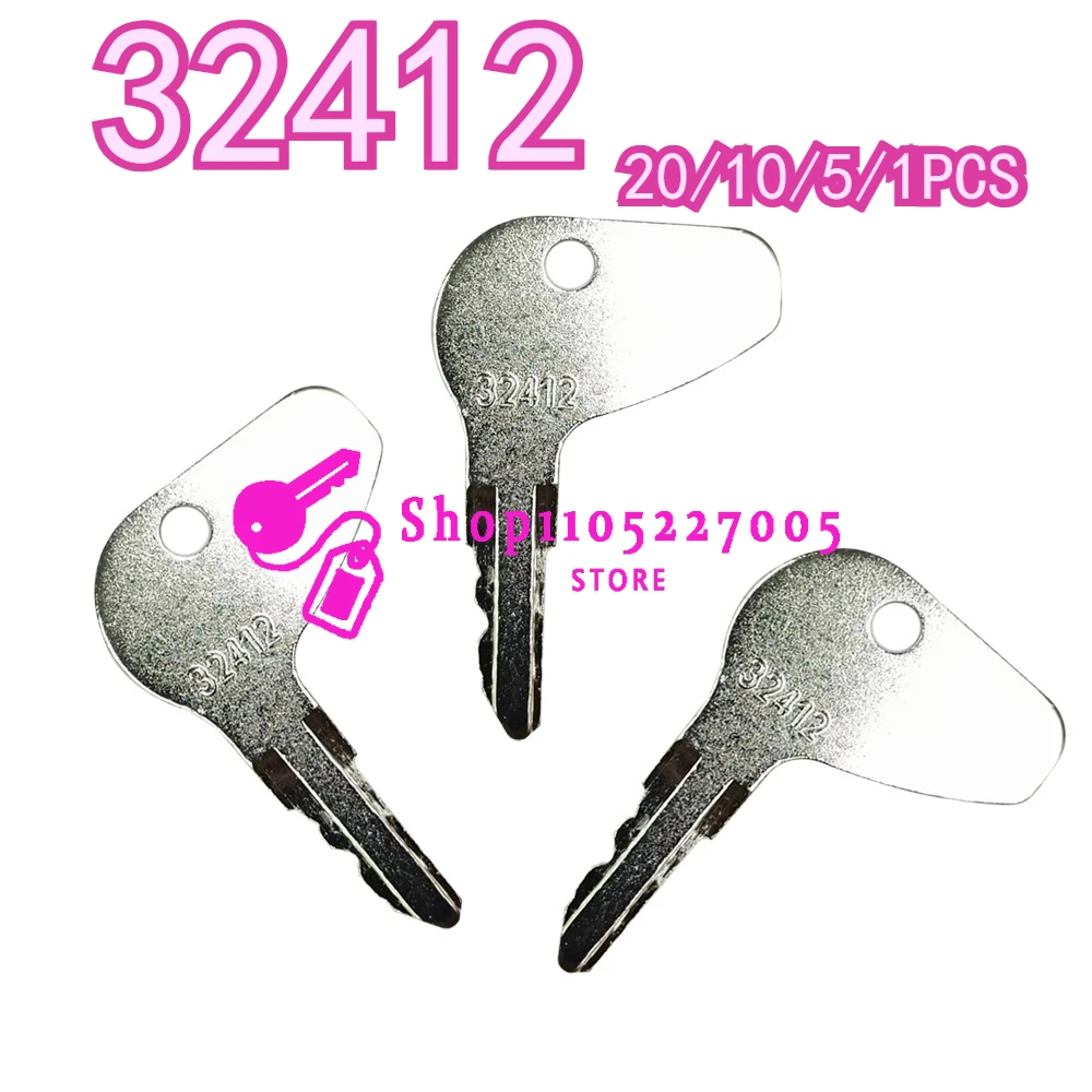 

20/10/5/1 шт. 32412 H32412 ключи 35260-31852 ключ зажигания подходит для трактора серии L для переключателя зажигания и стартера Mihindra
