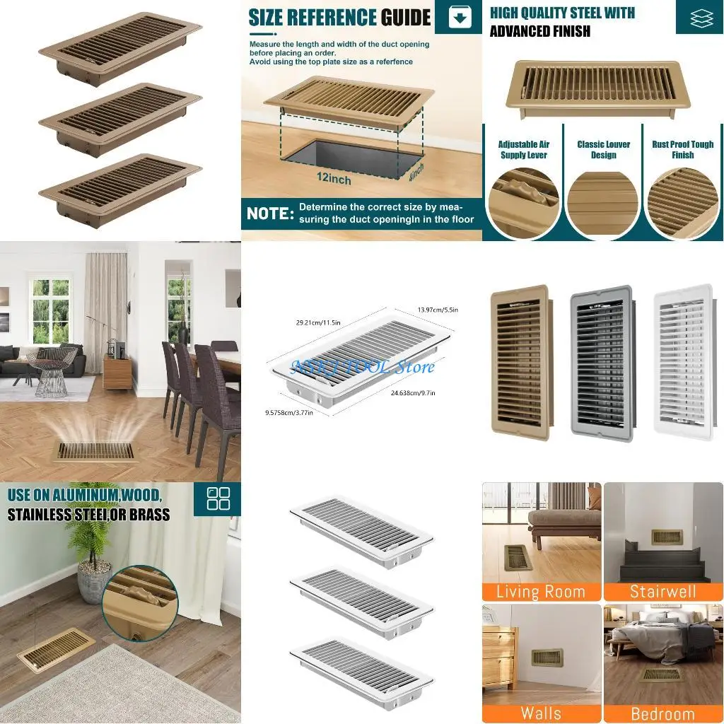 حزمة L8RC مكونة من 3 شبكات مخارج مغناطيسية فولاذية مقاس 4x10 قدم للاستخدام التجاري المنزلي