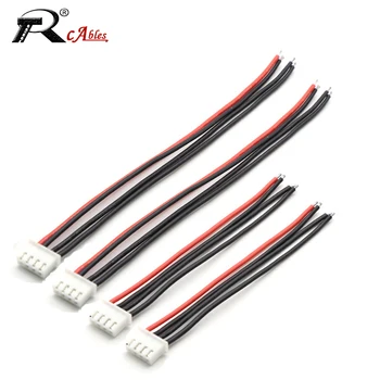 1 adet modeli DIY aksesuarları 2s3s4s5s6s LiPo pil şarj dengeleyici fiş hattı/tel/mermi konektörü 22/20AWG JST-XH dengeleyici kablo