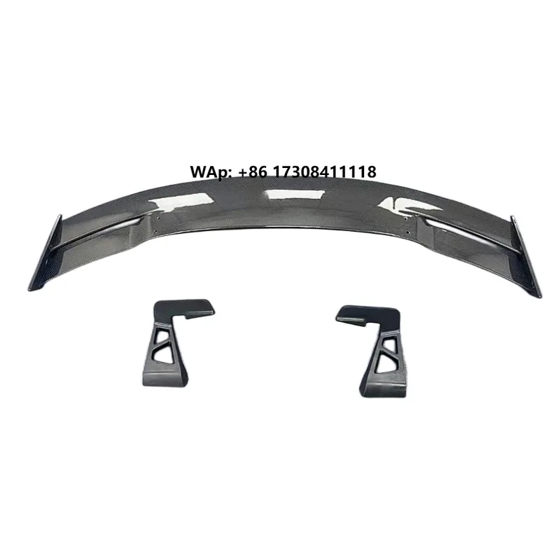 

Upgrade Dry Carbon Fiber Rear Spoiler Wing for TT TTRS R8 Hollowed-out Style Car Spoiler