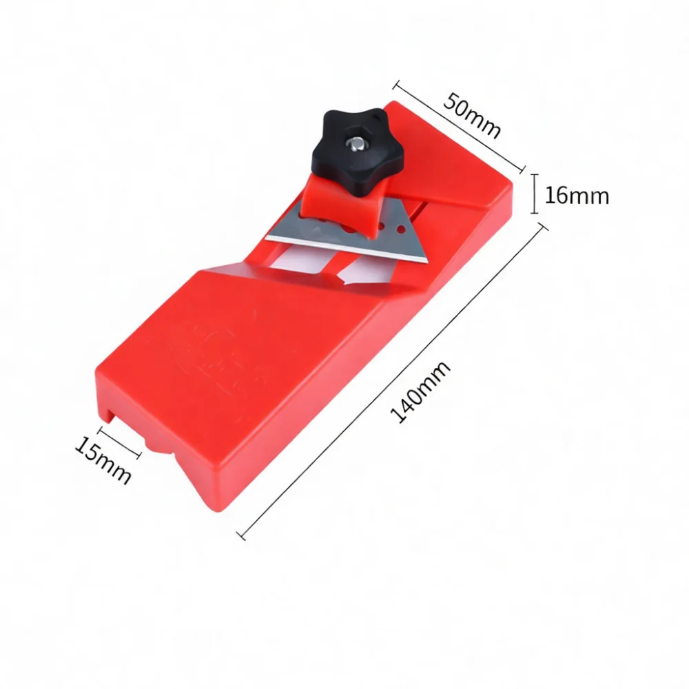 Handheld Drywall Chamfer Plane Woodworking Gypsum Board Edge Trimmer Tool V Shape Cutter Professional Finishing Device