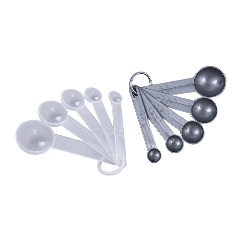 5PCS/lot Measuring Spoon With Scale For Kitchen Cake Baking Spoon Set With Scale