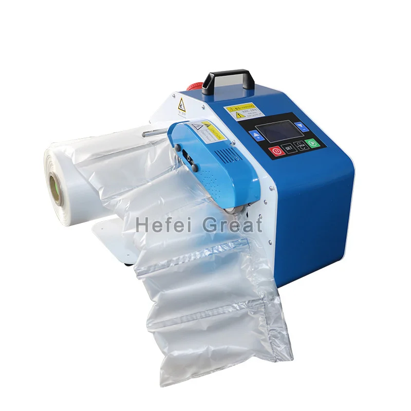 CE Certified 18M/Min Pillow Cushion Film Packaging Air Bubble Machine