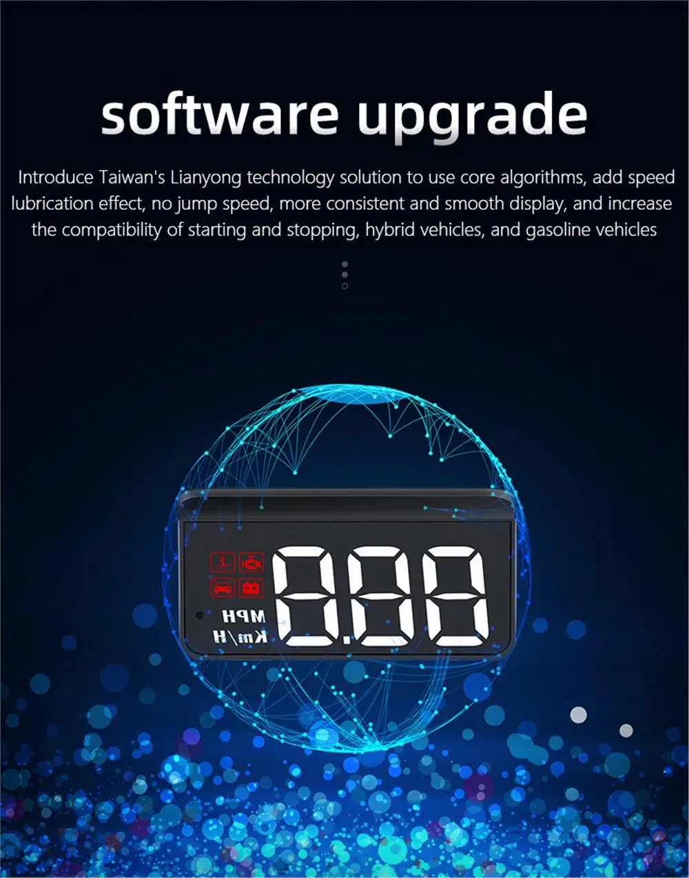 M3 OBD2 HUD Head-Up-Display OBD2 Auto-Geschwindigkeits-Bordcomputer Kraftstoffverbrauch mit Alarm Auto-Elektronik-Zubehör Glasprojektor – Detail 15