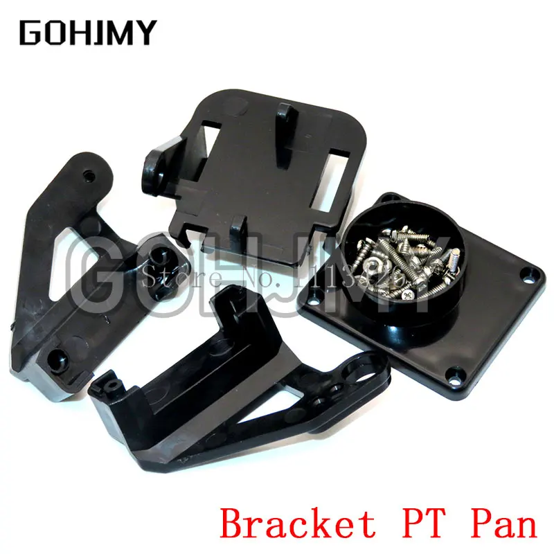 Servo bracket Camera Platform Anti-Vibration Camera Mount for Aircraft FPV Dedicated Nylon PTZ for 9G SG90 servo motor