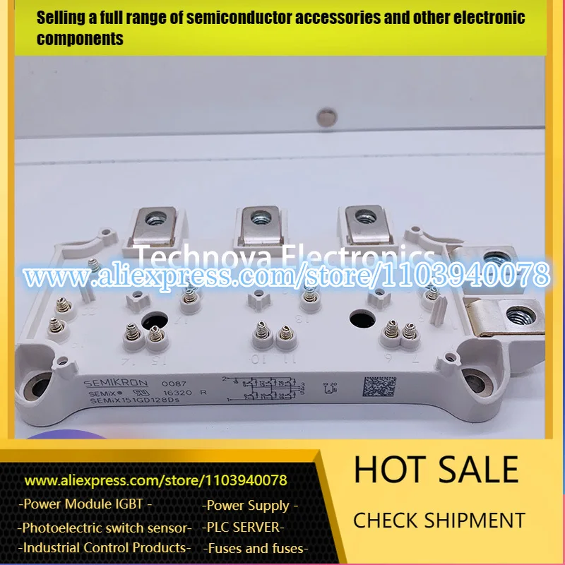 

SEMIX151GD128DS SEMIX151GD12E4S SEMIX101GD126HDS NEW ORIGINAL IGBT MODULE IN STOCK