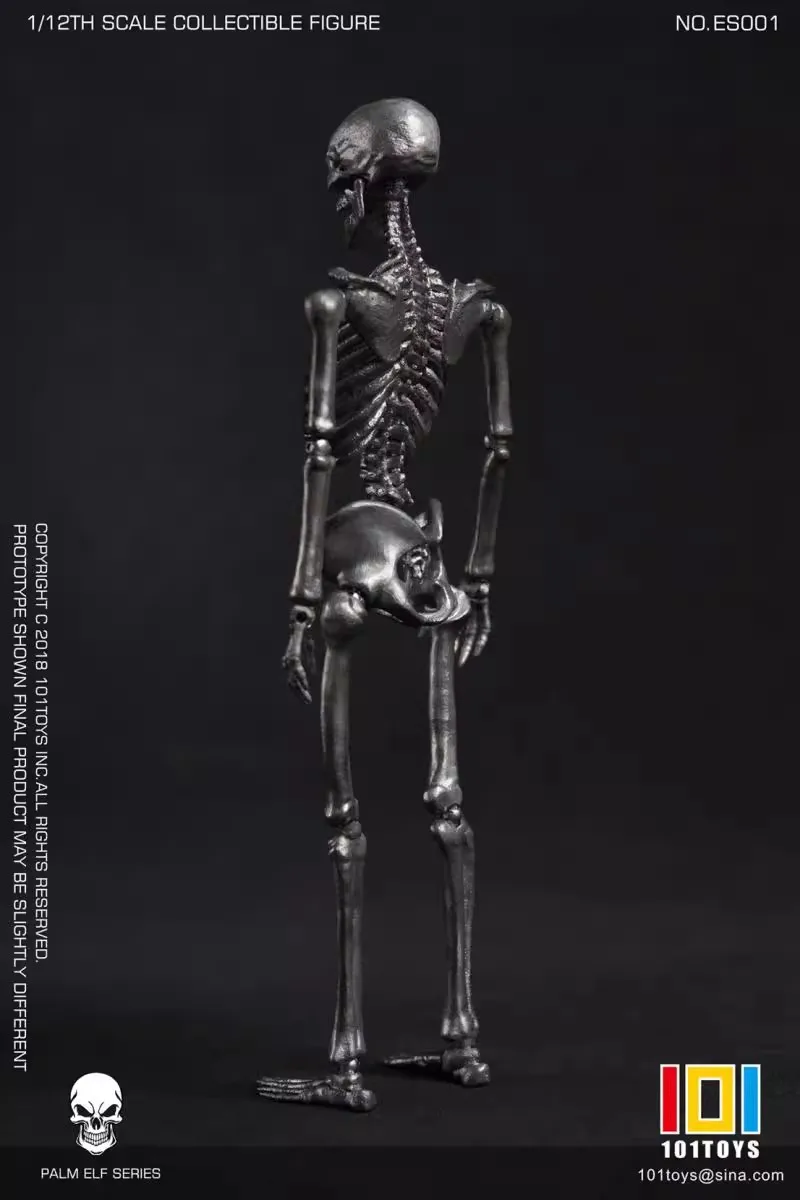 101TOYS ES001 1/12 Soldier Skull Body Silver Edition 6'' Action Figure Model Toy In Stock