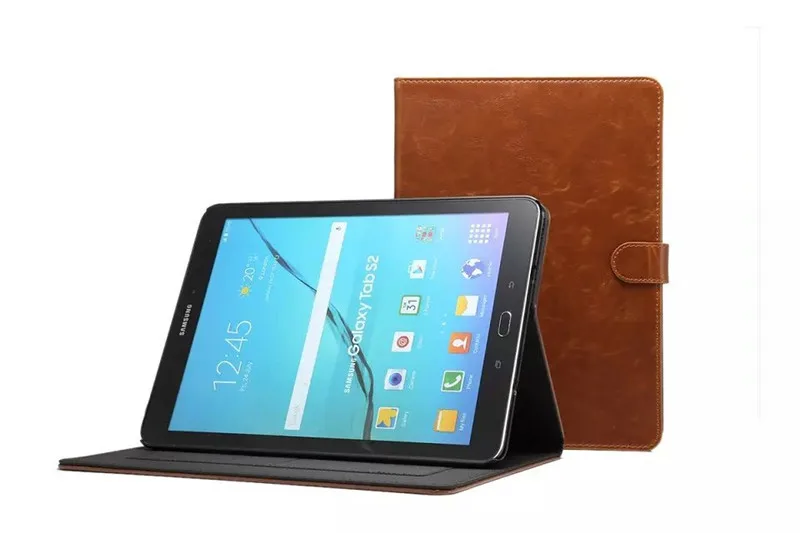 Flip Cover For samsung galaxy Tab S2 9.7 T815 T810 PU Leather hard back tablet case Wallet Case for samsung sm T810 Case Luxury