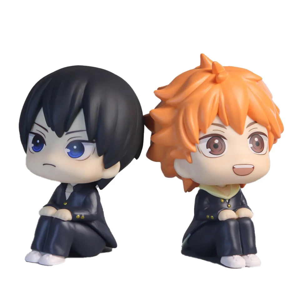 Anime Figures Haikyuu!! Shoyo Hinata Action Figures PVC Tobio Kageyama Toys for Children Collector Haikyu Model Birthday Gifts