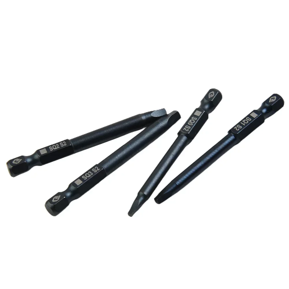 

Hand Tools Screwdriver Bits SQ2 SQ3 Steel 1/4Inch 6.35mm Electric Screwdriver For Manual SQ0 SQ1 Strong Magnetic