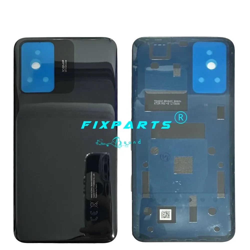 Glass For Xiaomi Redmi Note 12S Back Cover Rear Housing Door Case Replacement 2303CRA44A 23030RAC7Y Battery Cover