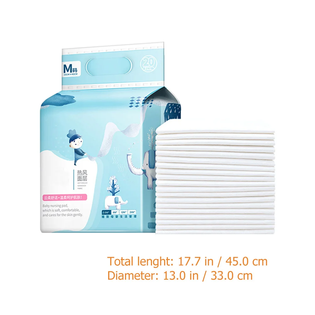 20 قطعة منصات حفاضات يمكن التخلص منها مقاوم للماء وسادة تغيير حفاضات الطفل للسفر المنزل التخييم خفيفة الوزن المحمولة تغيير منصات