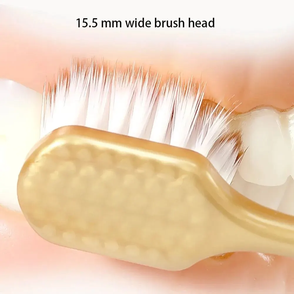 6pcs Toothbrush Adult Household Wide Head Thick Soft Silk Couple Thin And Soft Hair Toothbrush image 5