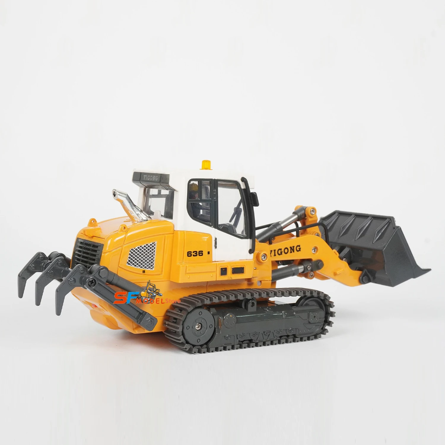 RCミニローダー 1/50 636 RCローダー 電動モデル シミュレーション クローラーローダー デスクトップ リモートコントロールカー 機械 おもちゃ ギフト