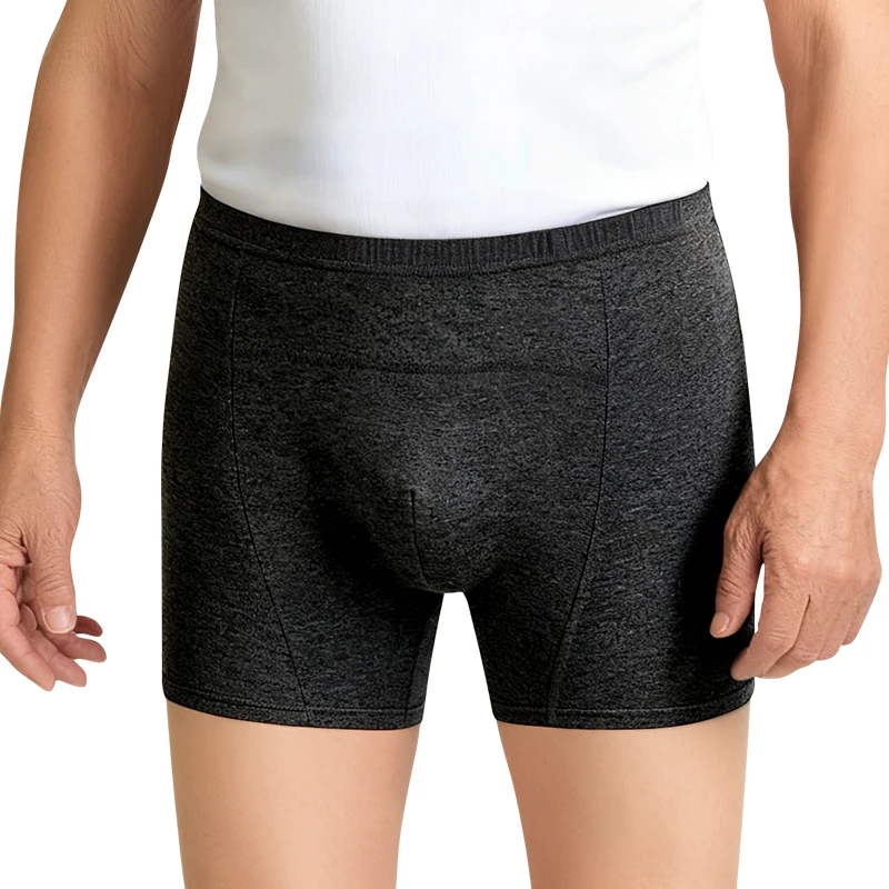 Plus Size Boxer Shorts Leak Proof Men's Panties Set Incontinence Briefs Breathable Underwear Boxer Male Boxers Man Underwears