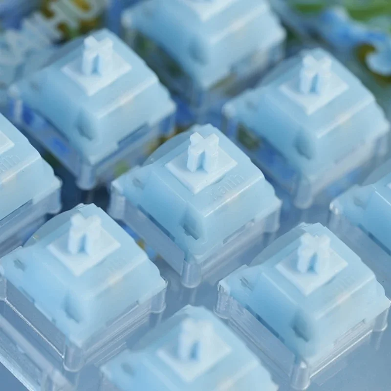 สวิตช์คีย์บอร์ดแบบกลไก Kailh MX Snowfall - เสียงมาจองและสัมผัสที่ราบรื่น รุ่นธีมฤดูหนาว