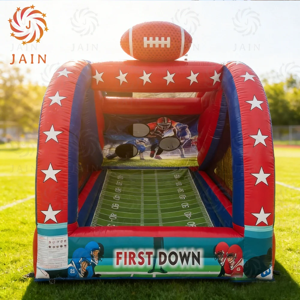 

Inflatable Sport Games Soccer Dart Knock Down Basketball Hoop Ring Ross Game 4 in 1 Commercial Rental Inflatable Carnival Game