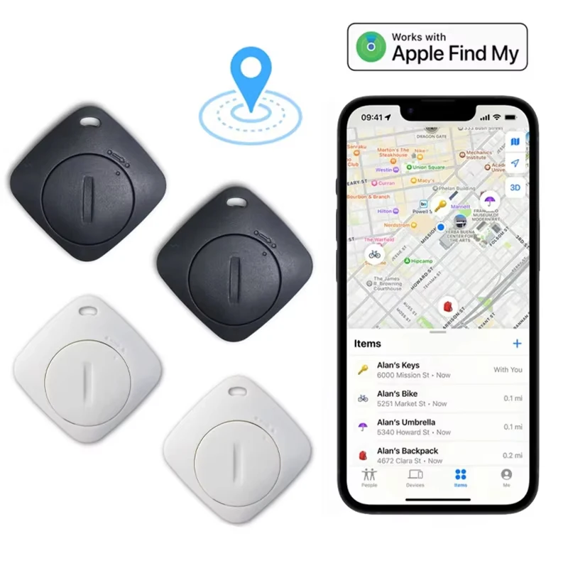 Bluetooth GPS Finder Bluetooth-compatible Smart Tag Global GPS Anti-lost Device Wallet Kids Dog Cat Key Finder Only For IOS APP