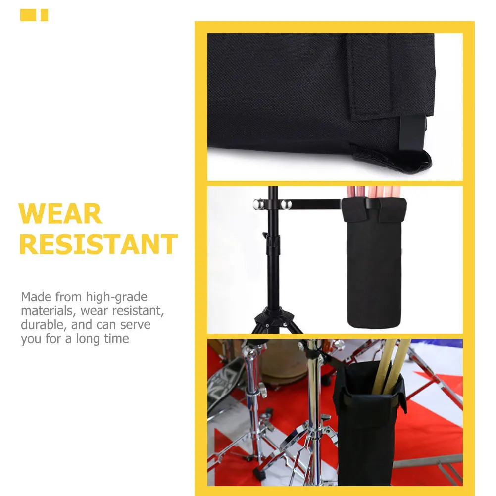 

1Set Drumstick Bag Oxford Cloth Storage Pouch Professional Organizer Durable Wear-Resistant Portable for Practice Room