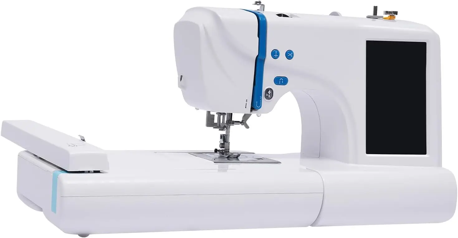 White Metal Sewing And Embroidery Machine,Sewing And Quilting Machine,Computerized Embroidery Sewing Machine With 111 Straight