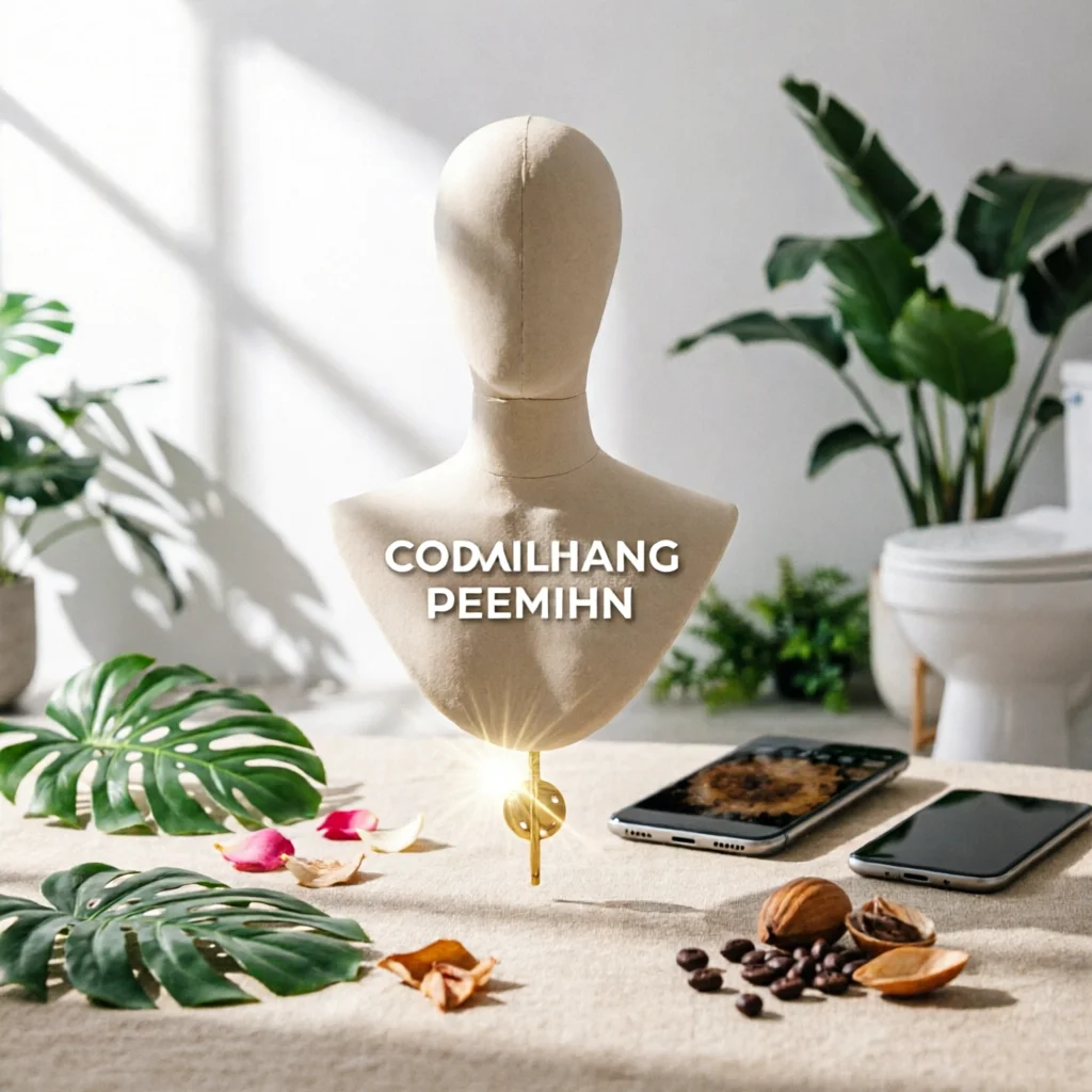 mannequin-buste-mural-en-textile-aspect-lin-tete-cou-et-epaules-pour-presentation-de-chapeaux-et-de-coiffures-avec-crochet-metallique