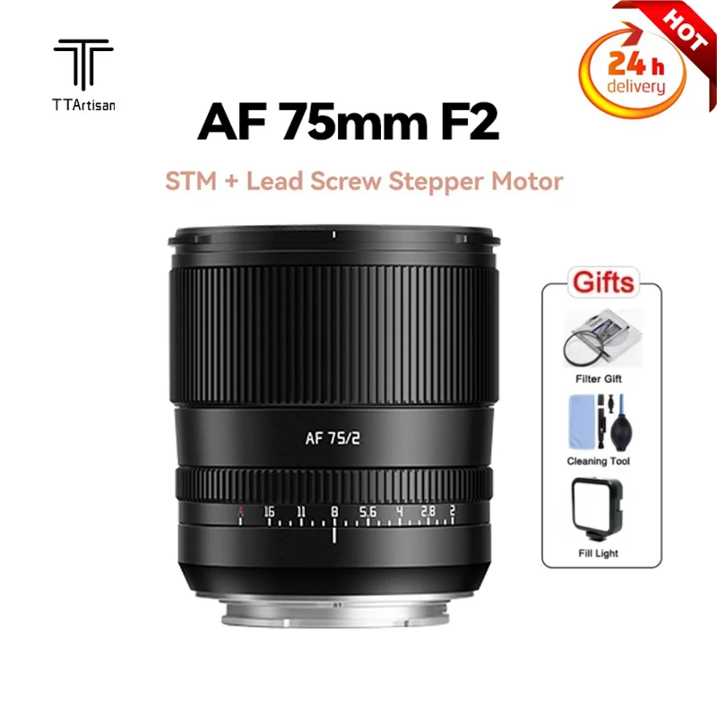 

TTArtisan 75mm F2 Full Frame Auto Focus Lens Large Aperture for Camera Photography for Sony E / Nikon Z Mount Mirrorless Cameras