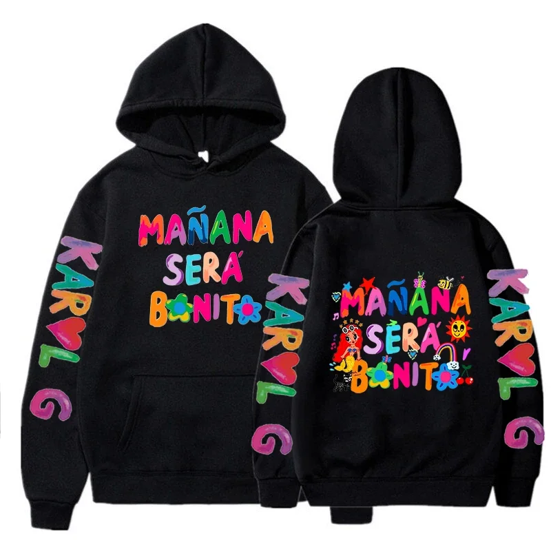 Limited Edition Manana Sera Bonito Hoodie, Fashion Harajuku Hip-Hop Oversized Sweatshirt, Unisex Karol Gg Fan Gift, Streetwear