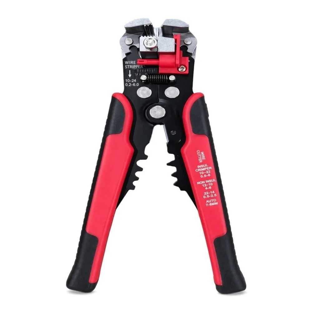 Automatic Adjustable Wire Stripper Tool Ergonomic Handle Precision Stripping 3-in-1 Wire Stripper Chrome vanadium steel