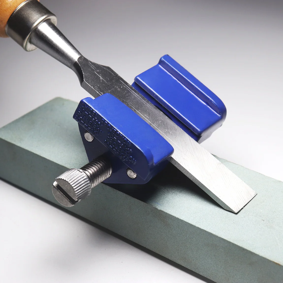 Fixed Angle Sharpener Honing Guide Edge Sharpening Jig for Chisels 0-3.4inches Planer Blades Woodworking Grinding Stone Support