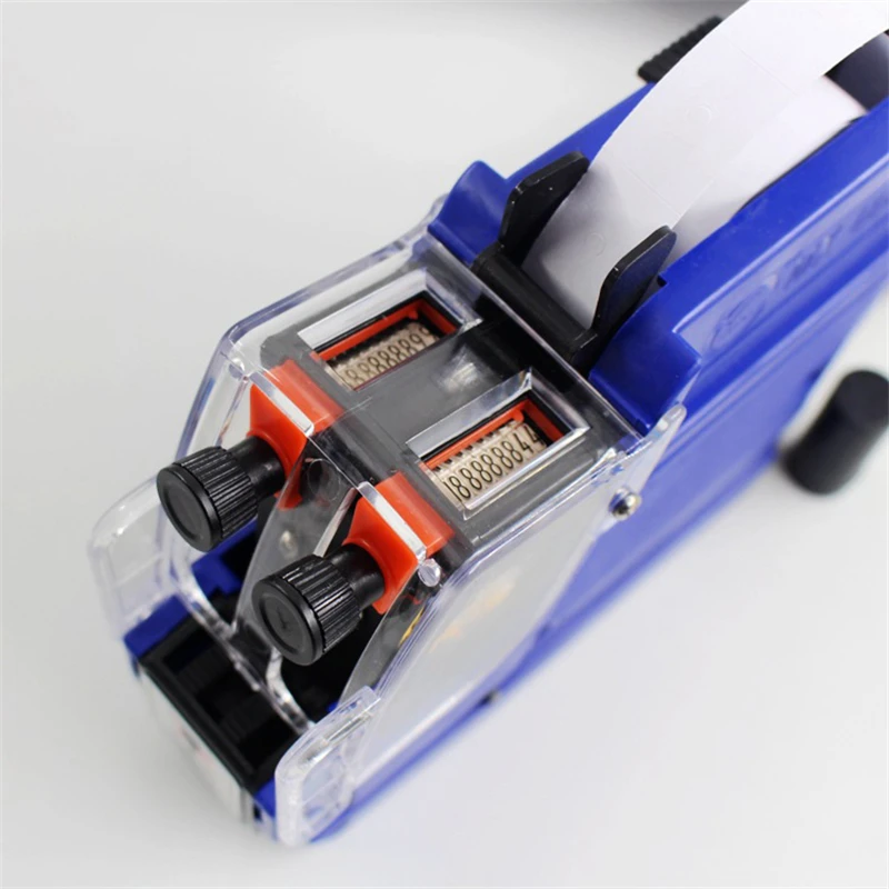 Imagem -03 - Dois Line Price Label Gun Adequado para Lojas de Varejo Pricing Label Display Tool 10 Digit Mx6600 1pc