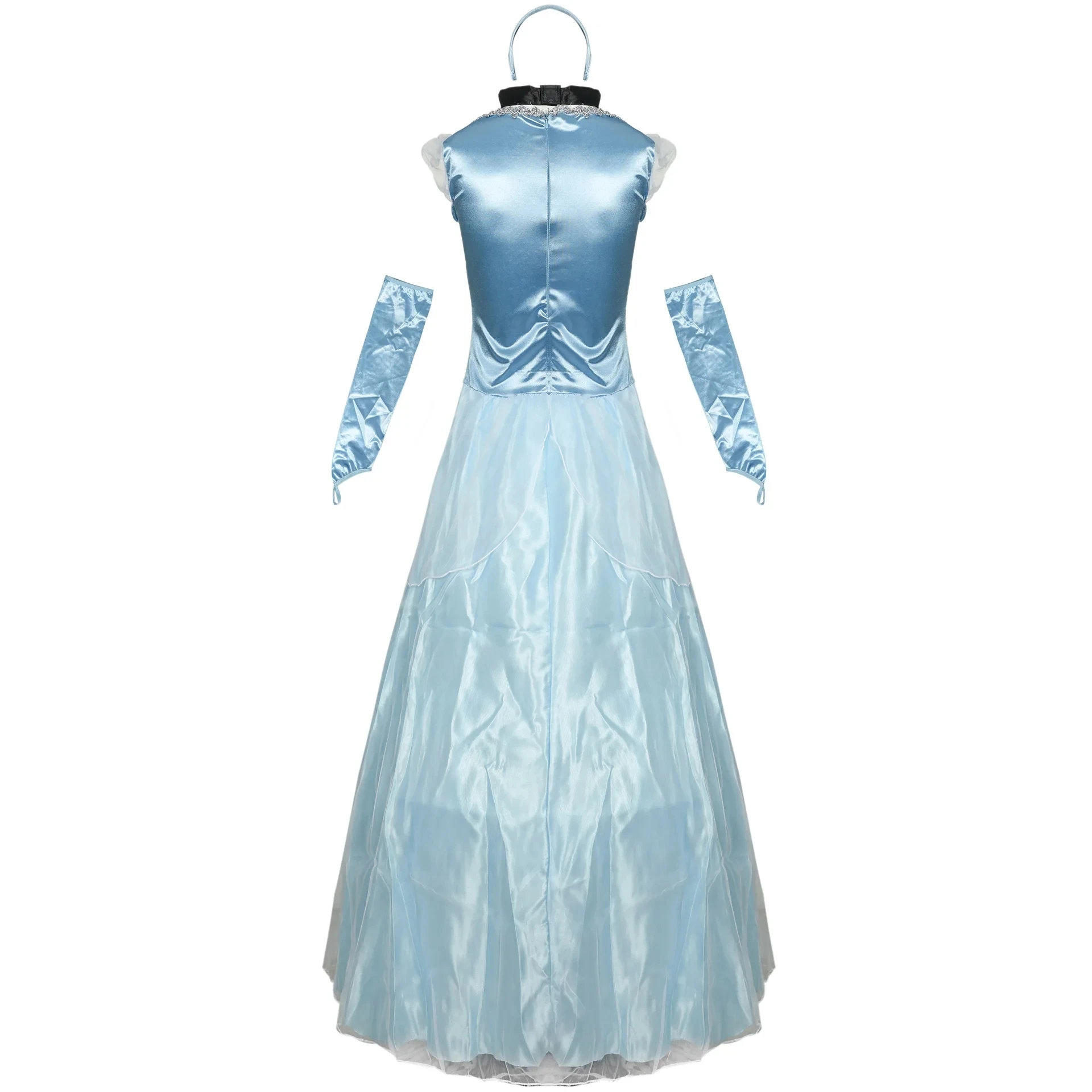 Halloween Cinderella Costume Sexy Princess Snow Whit Fantasia Fancy Dress For Adult Women