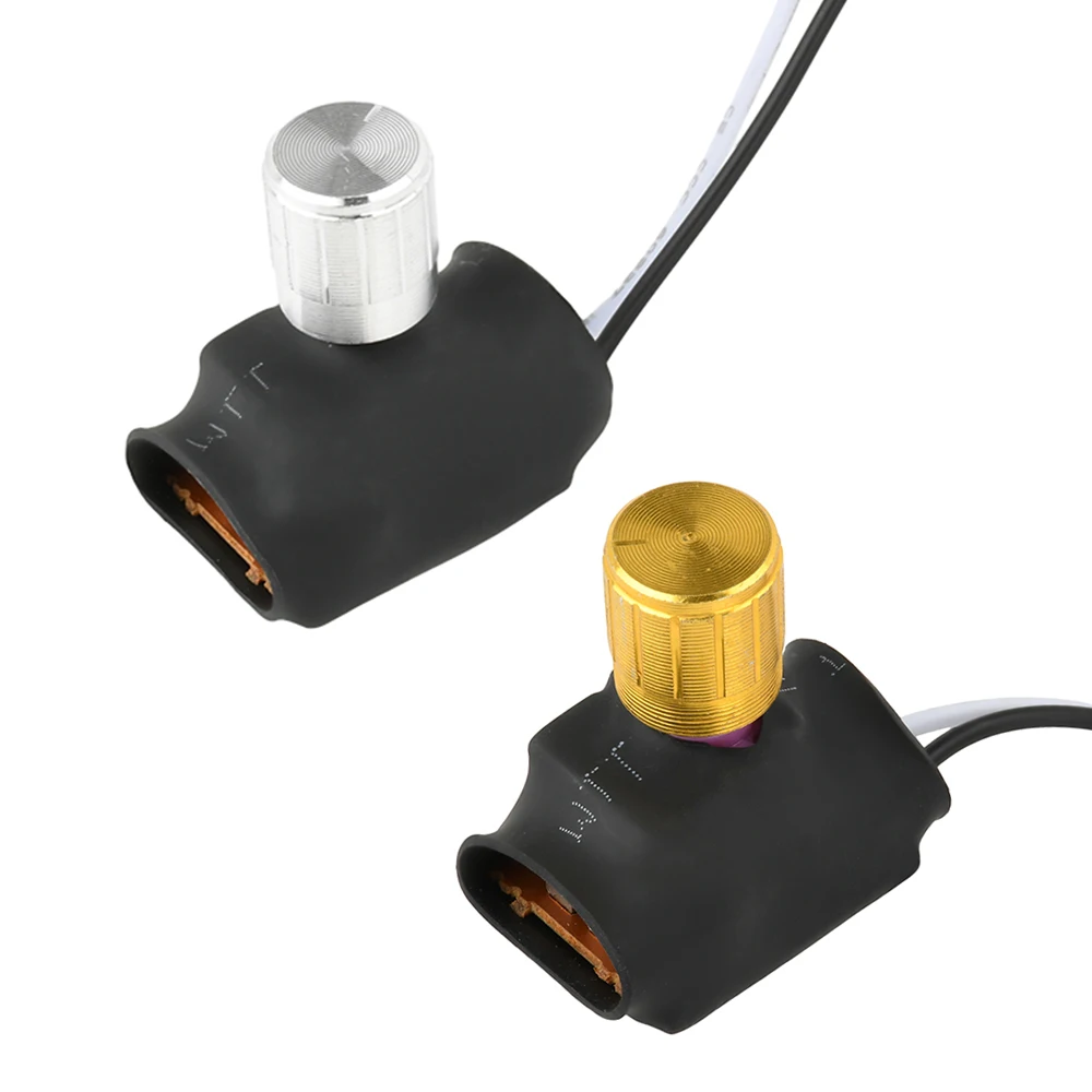 2 ウェイ 220V 1A/3A ゴールド/シルバートーンテーブルランプ調光ロータリースイッチモジュール電源アクセサリー