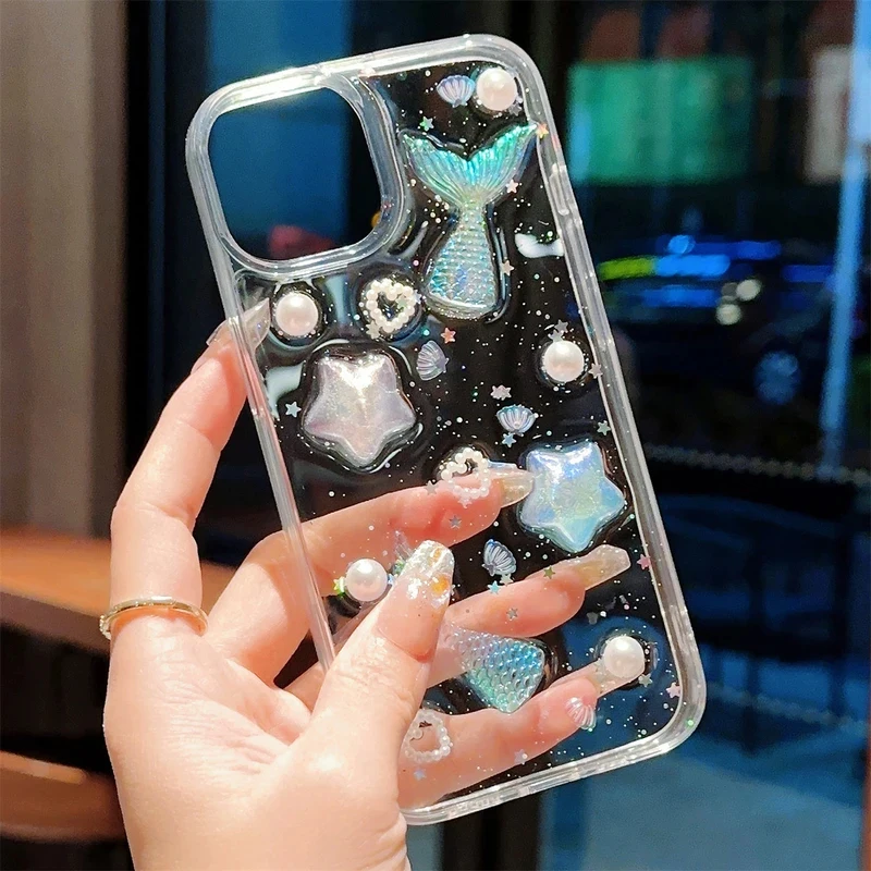 Fashion 3D Laser Fishtail Shel - огляд і ціна Phone Accessories Wholesale In China
