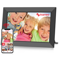 32G FRAMEO 10.1 Inch Smart WiFi Digital Photo Frame 1280x800 IPS LCD Touch Screen Auto-Rotate Built in 32GB Share Instantly Gifs