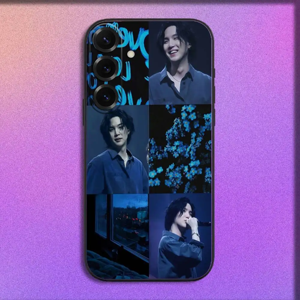 Singer A-Agust D M-Min Yoongi Phone Case For Samsung S25,S24,S21,S22,S23,S30,Ultra,S20,Plus,Fe,Lite,5G Black Cover