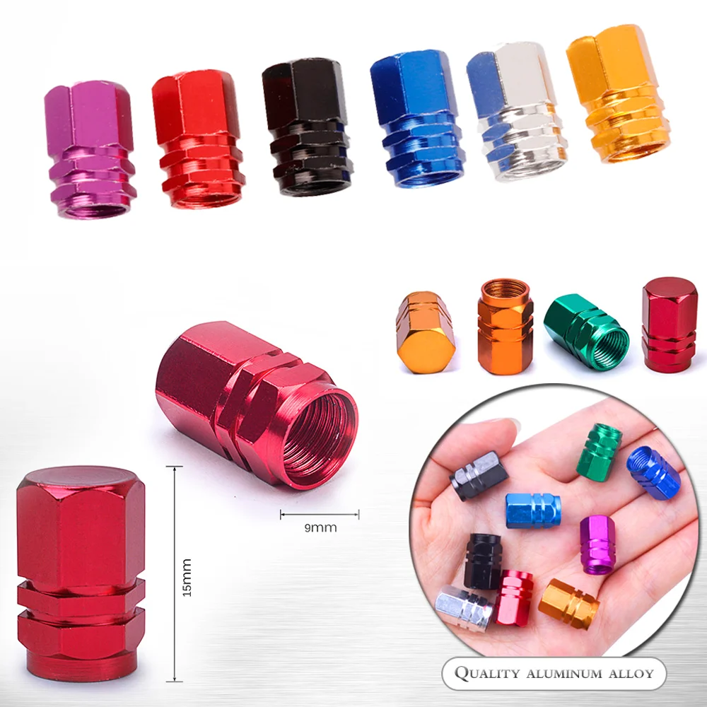 Tutup Katup Ban Paduan Aluminium untuk Mobil, Sepeda Motor, Truk, Sepeda - Tahan Pudar & Tahan Lama dalam Berbagai Warna