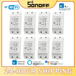 SONOFF Basic R2 / RFR2 433MHZ WIFI Smart Wall Switch Wireless Smart Home Automation Module Control Via Ewelink Alexa Google Home