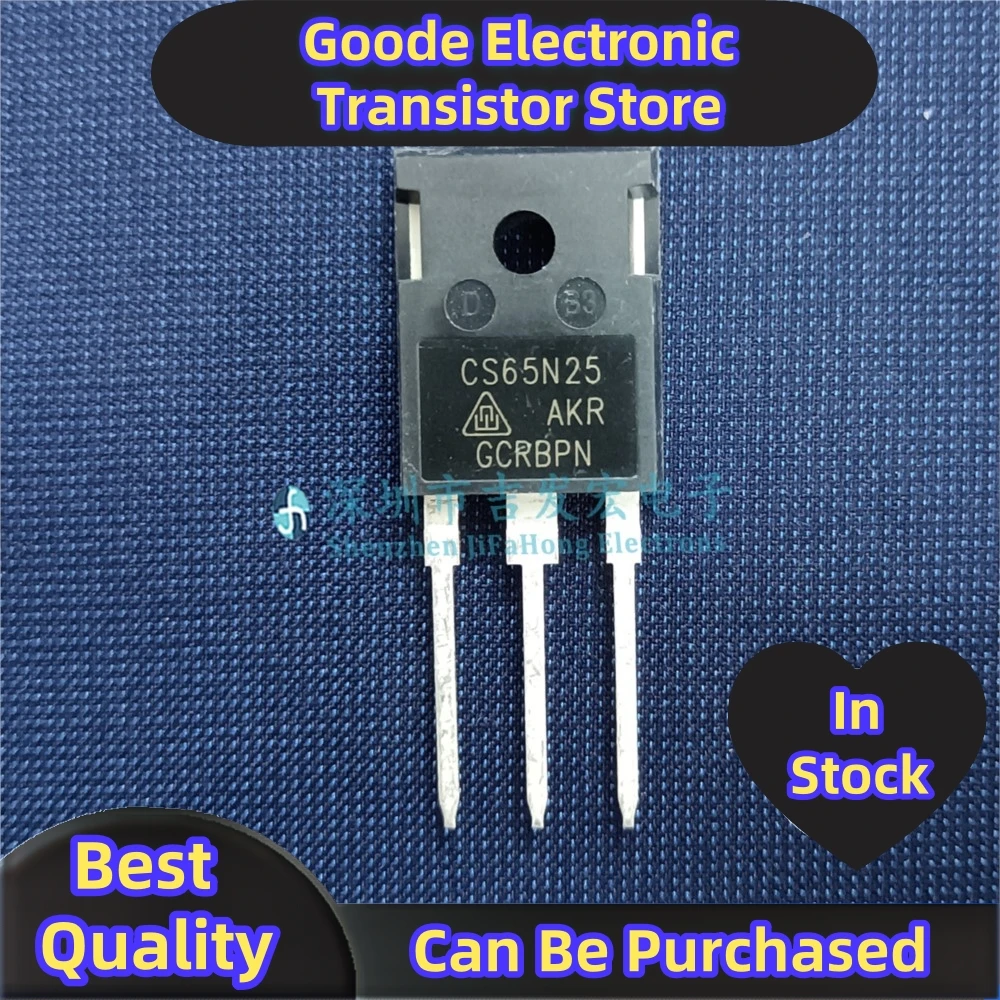 10PCS CS65N25 CS65N25AKR  TO-247 65A 250V  Fast Shipping Best Quality