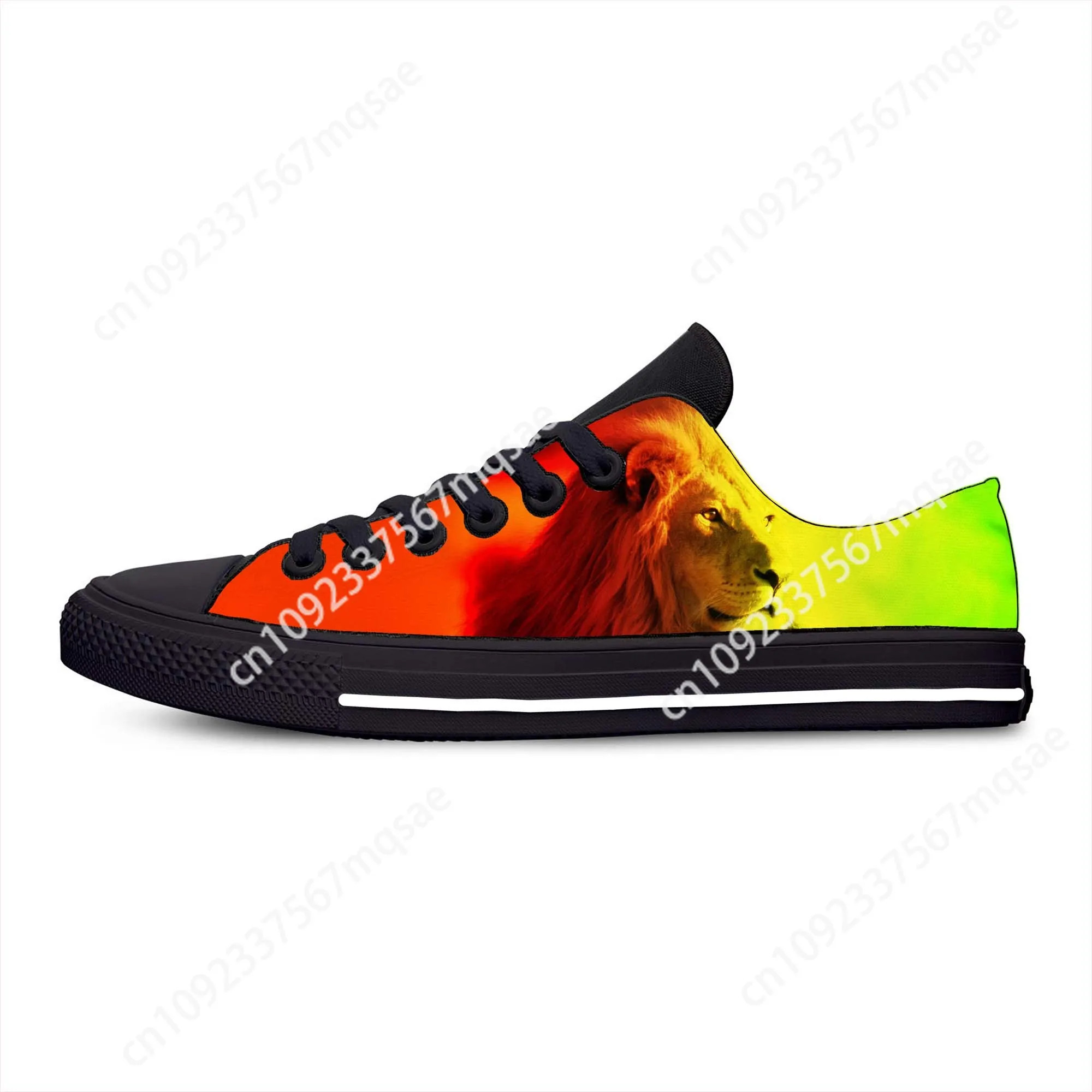 Hot Reggae Rastafarian Rasta Rastafari Lion of Judah Casual Shoes Breathable Men Women Sneakers Low Top Lightweight Board Shoes