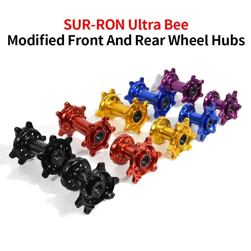 Per SURRON Ultra Bee Mozzi ruota anteriori e posteriori modificati sur ron Off-road Dirtbike Parti CNC SUR-RON