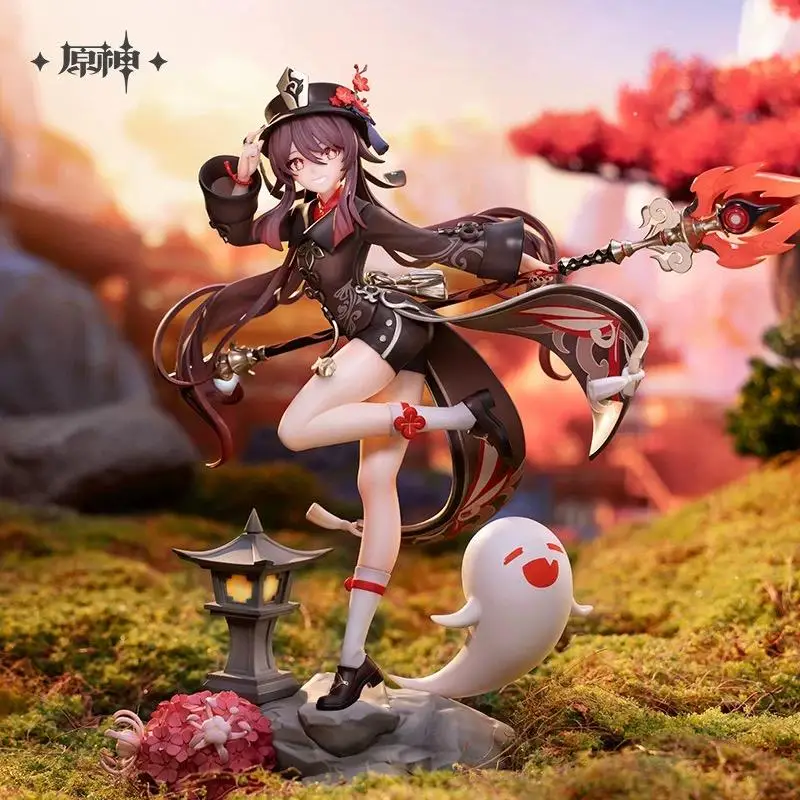 

Pre Sale miHoYo Official Genuine Genshin Impact HUTAO Snow-Cleared Plum Fragrance Ver Figurine Cosplay Anime Game Ornaments Gift