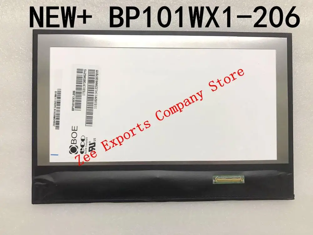 새로운 A + 10.1 인치 BP101WX1-206 BP101WX1 206 레노버 S6000 용 100% 테스트 된 기존 LCD 화면 디스플레이 패널