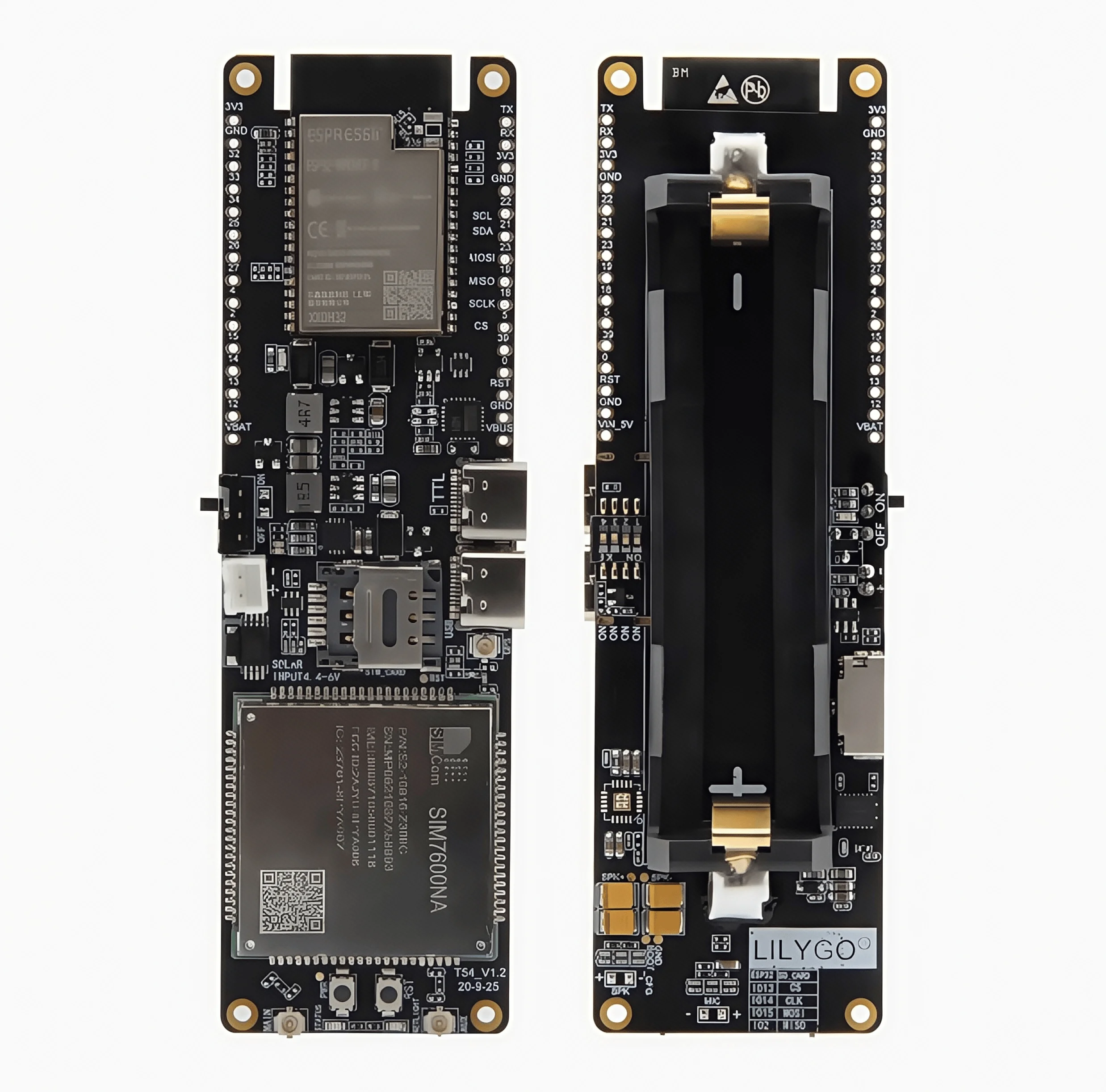 

LILYGO ® TTGO T-SIM7600NA ESP32 4G LTE Cat4 GPS-позиционирование