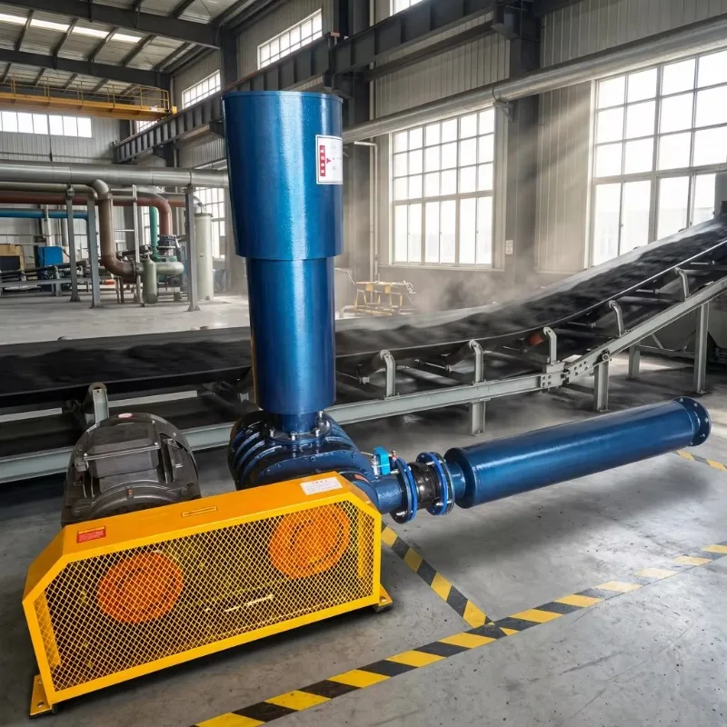 High Volume Air Pump 15kW 1240RPM 18.93m³/min Roots Blower for Sewage Treatment