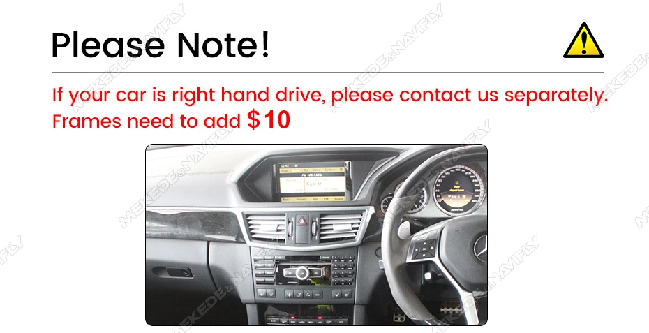 Navifly android 14 carplay all-in-one für mercedes e-klasse w212 s212 auto multimedia player android auto stereo 4g dsp auto radio – Detail 4