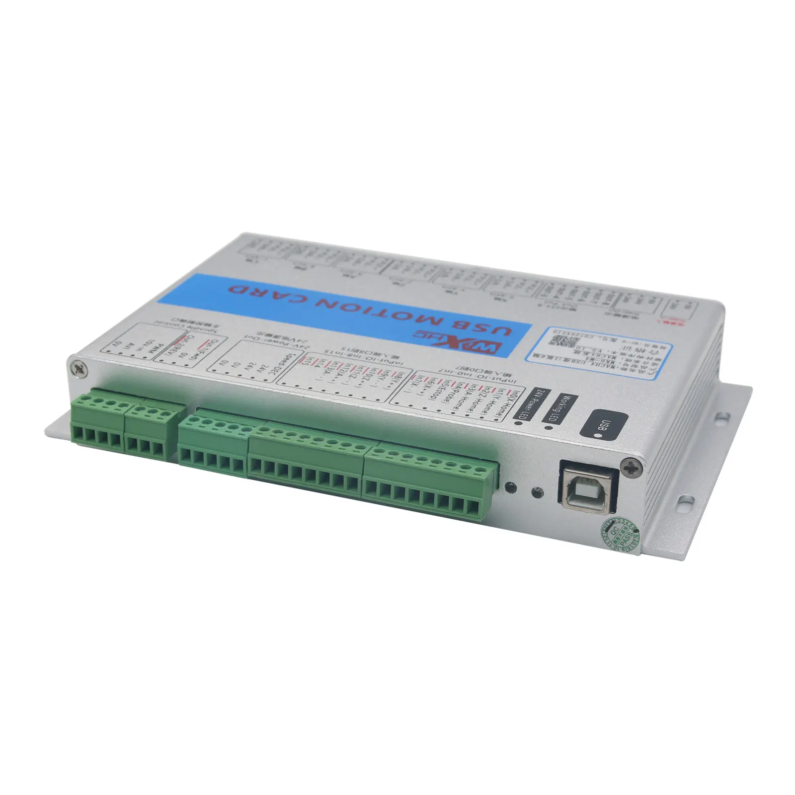 USB 2MHz Mach4 Numerical Control 6-axis Motion Control Card Adapter Board For Machine Center