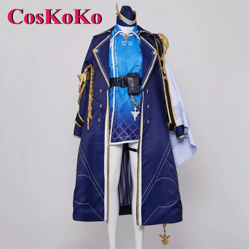 CosKoKo Selen Tatsuki Cosplay Anime Vtuber Obsydia Costume Sweet Fashion Combat Uniform Halloween Party Role Play Clothing S-XXL