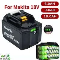 Makita 18V Battery 6AH 18AH Li-ion Replacement LXT BL1860B BL1860 BL1850 BL1830 DHP482RFX9 BL1815 LXT400 for Cordless Drills
