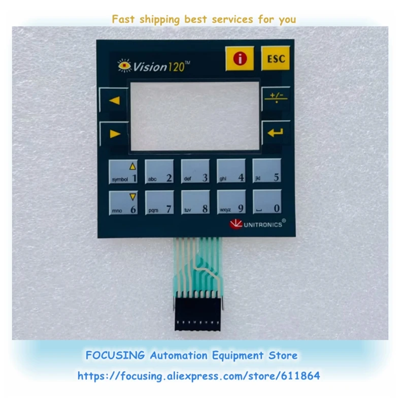 UNITRONICS Vision120 V120-22-UN2T40 New Key Panel